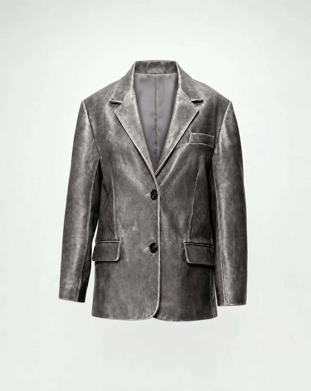 Noa Leather Blazer