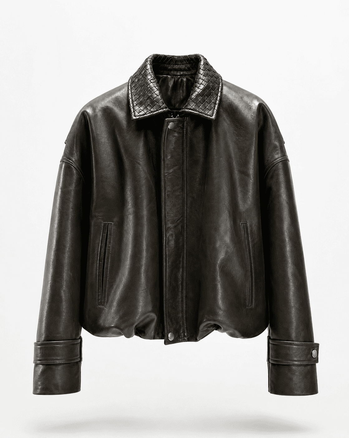 Kaia Leather Bomber